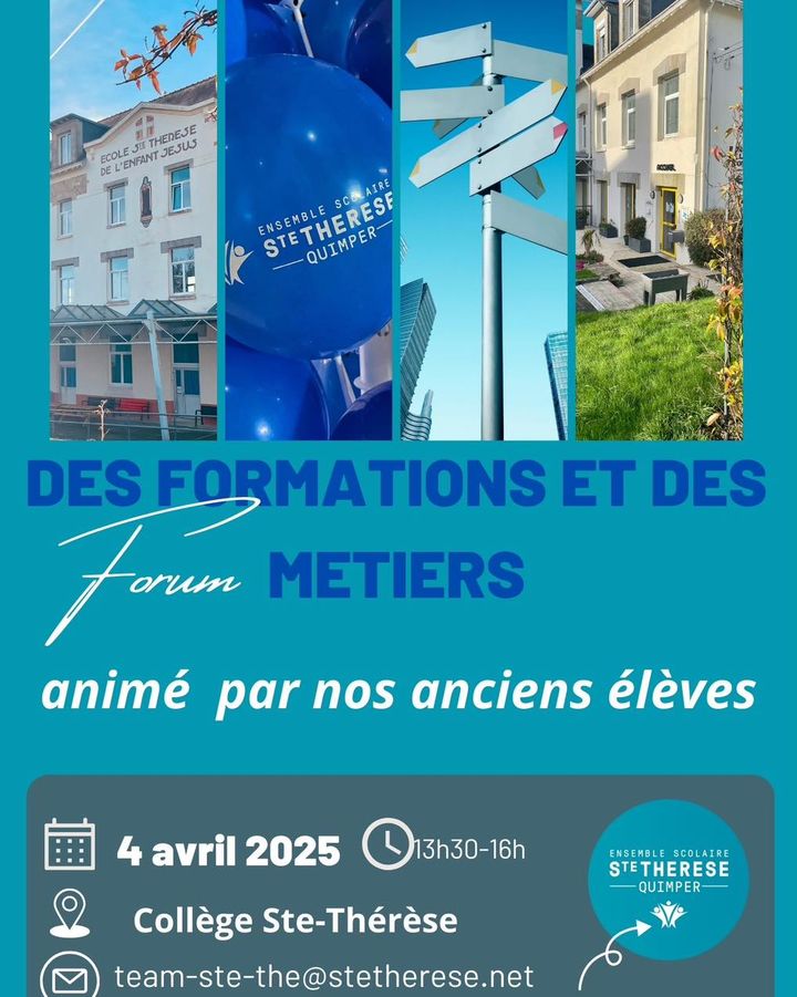 Anciens eleves de Sainte Therese Venez partager votre parcours aupres 1 1108044004660228 - Actualités