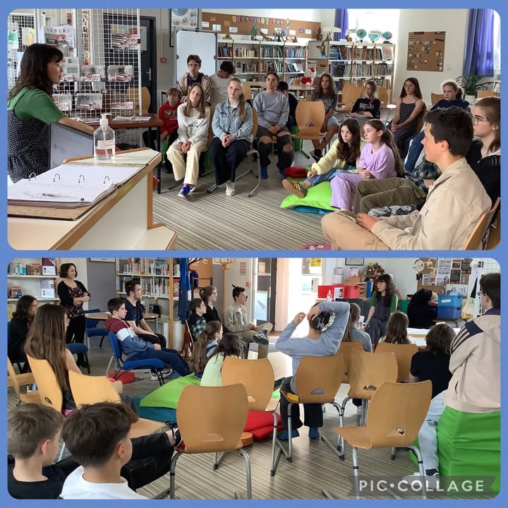 CDI College Ce vendredi apres midi la dessinatrice Yoon Yves est 1 1273838794747414 - Le collège