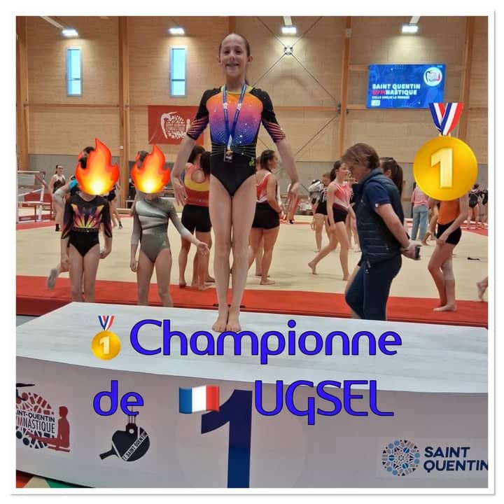 Championne de France Gymnastique ugsel nationale GRAND bravo a Charline eleve 1 1284332490364711 - Actualités